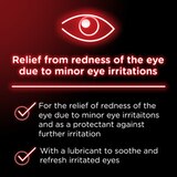 Visine Red Eye Hydrating Comfort Lubricating Eye Drops, 0.28 FL OZ, thumbnail image 3 of 9