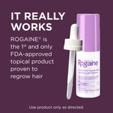 Rogaine Womens Minoxidil Hair Thinning & Loss Treatment Topical Solution, 3 Month, thumbnail image 5 of 9