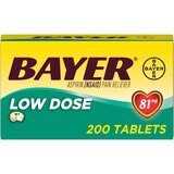 Aspirin Regimen Bayer, 81mg Enteric Coated Tablets, Pain Reliever/Fever Reducer, thumbnail image 1 of 1