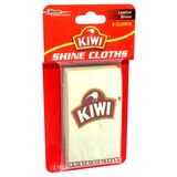 KIWI Leather Shoes Shine Cloths, 2 CT, thumbnail image 4 of 4