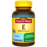 Nature Made Vitamin E 450 mg (1000 IU) dl-Alpha Softgels, 60 CT, thumbnail image 1 of 9