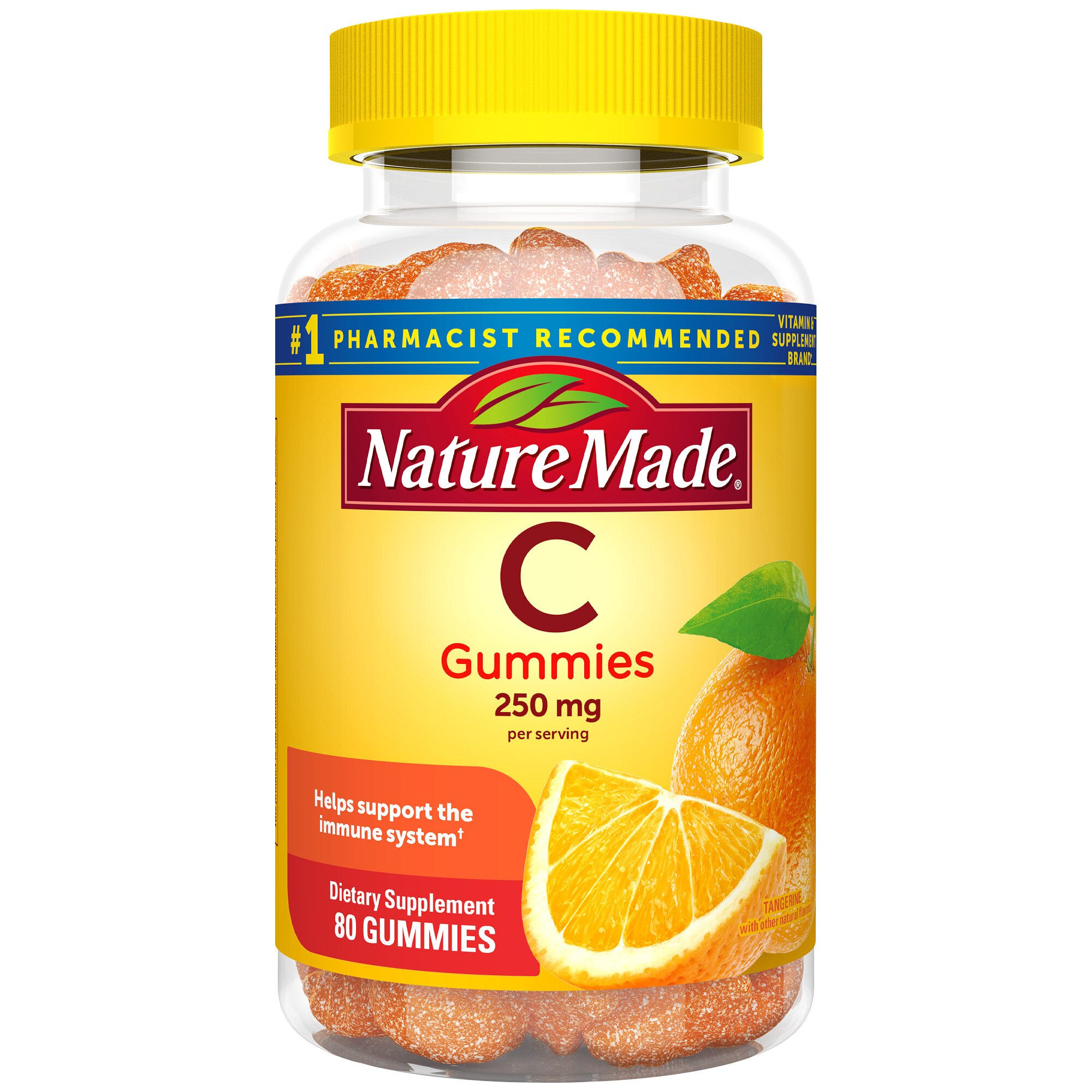 Nature Made Vitamin C 250 mg per serving Gummies, 80 CT