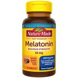 Nature Made Fast Dissolve Melatonin 10mg Tablets, Maximum Strength 100% Drug Free Sleep Aid, 45 CT, thumbnail image 2 of 9