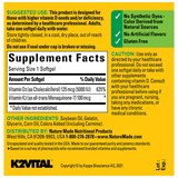 Nature Made Vitamin D3 + K2 Softgels, 30 CT, thumbnail image 5 of 9