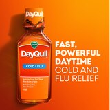 Vicks DayQuil, Non-Drowsy, Daytime Cold & Flu Medicine, 12 OZ, thumbnail image 3 of 9