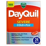 Vicks DayQuil Severe Cold, Flu and Congestion LiquiCaps, 24 CT, thumbnail image 1 of 8