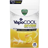 Vicks VapoCOOL Severe Sore Throat Medicated Drops, thumbnail image 1 of 9