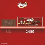Kit Kat Milk Chocolate Snack Size Wafer Candy, 5 ct, 2.45 oz, thumbnail image 4 of 6