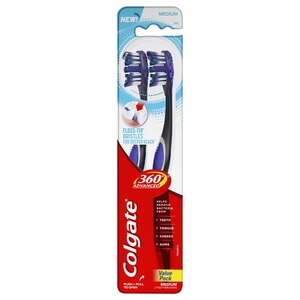 Colgate 360 Total Advanced Floss-Tip Toothbrush