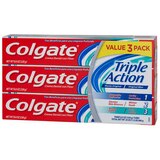 Colgate Triple Action Anticavity Toothpaste, Original Mint, 8 OZ, 3 Pack, thumbnail image 3 of 4