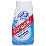 Colgate 2-in-1 Fluoride Toothpaste and Mouthwash, Whitening with Stain Lifters, Liquid Gel, 4.6 OZ, thumbnail image 1 of 2