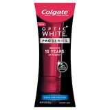 Colgate Optic White Pro Series Anticavity Whitening Toothpaste with Fluoride and 5% Hydrogen Peroxide, Stain Prevention, 3 OZ, thumbnail image 1 of 3