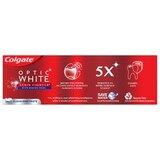 Colgate Optic White Anticavity Stain Fighter Toothpaste with Baking Soda, Clean Mint, 4.2 OZ, thumbnail image 2 of 4