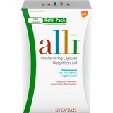 alli Diet Weight Loss Supplement Pills, Orlistat 60mg Capsules, 120 CT, thumbnail image 1 of 4