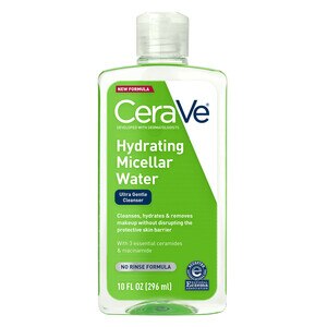 CeraVe Hydrating Micellar Cleansing Water, Ultra-Gentle, 10 OZ