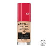 CoverGirl Outlast Extreme Wear 3-in-1 Full Coverage Liquid Foundation with SPF 18 Sunscreen, thumbnail image 5 of 11