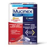 Mucinex Fast-Max Maximum Strength Day Severe Congestion & Cough & Nightshift Night Cold & Flu, 40 CT, thumbnail image 1 of 9