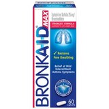 Bronkaid Max Ephedrine Sulfate 25mg Bronchodilator, 60 CT, thumbnail image 1 of 3