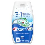 Crest Complete Plus Scope 3-in-1 Anticavity Fluoride Toothpaste, Minty Fresh Liquid Gel, 4.6 OZ, thumbnail image 1 of 6