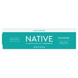 Native Fluoride Anticavity Whitening Toothpaste, Wild Mint and Peppermint Oil, 4.1 OZ, thumbnail image 4 of 5