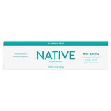 Native Whitening Fluoride Free Toothpaste, Wild Mint & Peppermint Oil, 4.1 OZ, thumbnail image 2 of 5