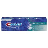 Crest 3D White Deep Clean Fluoride Anticavity Toothpaste, 3.8 OZ, thumbnail image 1 of 7