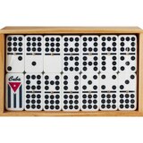 Bene Casa Cuban Flag 55-Piece Double 9 Dominoes, Wood Box, thumbnail image 3 of 4