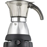 Bene Casa Electric Espresso Maker/Cafetera, Silver, 3 CUP, thumbnail image 2 of 5