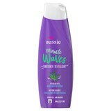 Aussie Miracle Waves Anti-Frizz Hemp Paraben-Free Conditioner, 12.1 OZ, thumbnail image 1 of 1