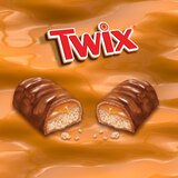 Twix Caramel Minis Size Chocolate Cookie Candy Bar, Sharing Size, Bag, 9.7 oz, thumbnail image 5 of 11