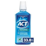 ACT Restoring Anticavity Fluoride Mouthwash, Cool Mint, thumbnail image 1 of 7