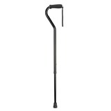 DMI Unisex Deluxe Lightweight Adjustable Walking Cane with Soft Foam Offset Hand Grip, thumbnail image 1 of 4
