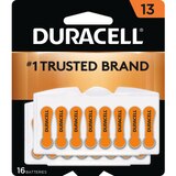 Duracell Hearing Aid Batteries Easytab, Size 13, 16 ct, thumbnail image 1 of 5