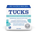 Tucks Medicated Cooling Hemorrhoidal Pads, 100 CT, thumbnail image 2 of 5