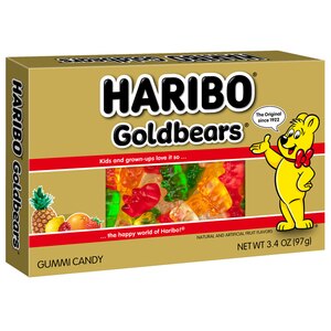 Haribo Gold Bears Theater Box Gummy Bears, 3.4 oz