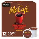 McCafe Premium Roast 100% Arabica Medium Roast Coffee K-Cup Pods, 12 ct, thumbnail image 1 of 6