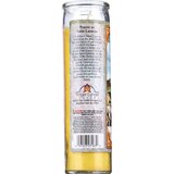 Prayer Candle, St Lazaro Yellow Wax, 8", thumbnail image 2 of 4