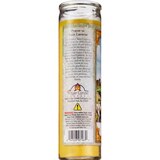 Prayer Candle, St Lazaro Yellow Wax, 8", thumbnail image 3 of 4