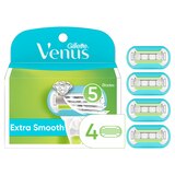 Gillette Venus Extra Smooth 5-Blade Razor Blade Refills, thumbnail image 1 of 9