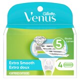 Gillette Venus Extra Smooth 5-Blade Razor Blade Refills, thumbnail image 2 of 9