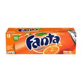 Fanta Orange Soda Fruit Flavored Soft Drink, 12 OZ Cans , 12 PK, thumbnail image 1 of 4