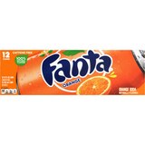 Fanta Orange Soda Fruit Flavored Soft Drink, 12 OZ Cans , 12 PK, thumbnail image 2 of 4