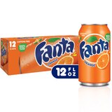 Fanta Orange Soda Fruit Flavored Soft Drink, 12 OZ Cans , 12 PK, thumbnail image 4 of 4