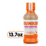 Dunkin' Original Iced Coffee Bottle, 13.7 OZ, thumbnail image 4 of 4