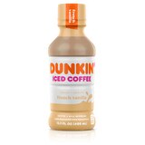 Dunkin' French Vanilla Iced Coffee Bottle, 13.7 OZ, thumbnail image 1 of 4