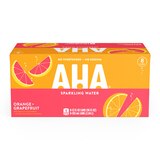 AHA Sparkling Flavored Water, 12 OZ Cans, 8 PK, thumbnail image 1 of 4