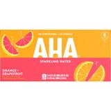 AHA Sparkling Flavored Water, 12 OZ Cans, 8 PK, thumbnail image 2 of 4