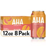 AHA Sparkling Flavored Water, 12 OZ Cans, 8 PK, thumbnail image 4 of 4