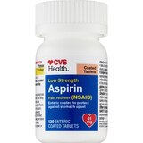 CVS Health Low Strength Aspirin Pain Reliever 81mg Coated Tablets, thumbnail image 5 of 8