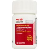 CVS Health Extra Strength Acetaminophen Pain Reliever & Fever Reducer 500 MG Gelcaps, thumbnail image 5 of 5